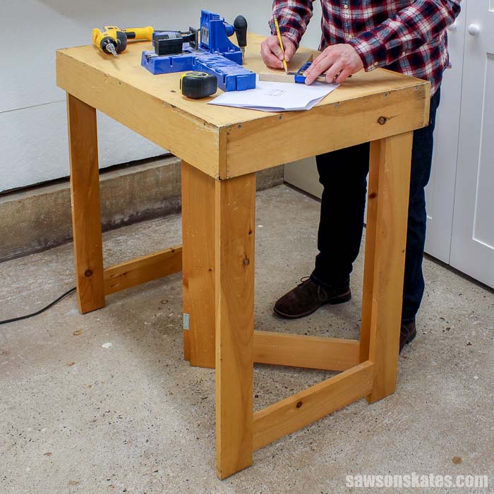 DIY Folding Workbench