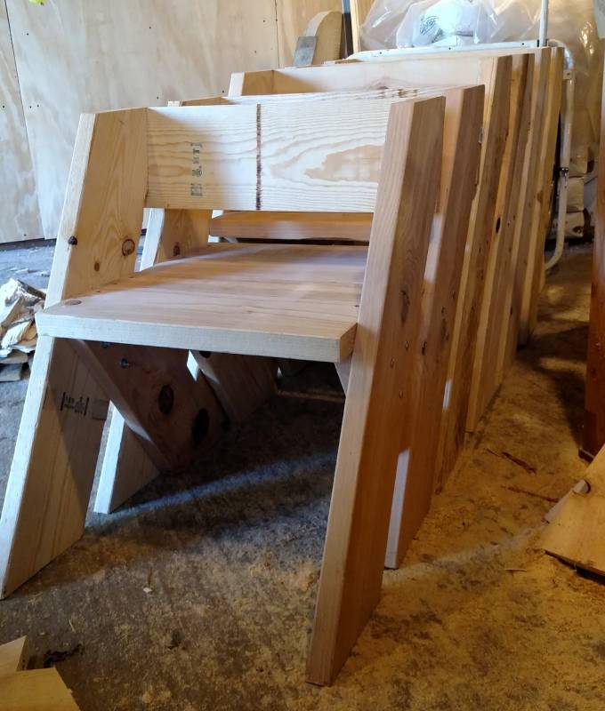 DIY leopold bench or chair plans