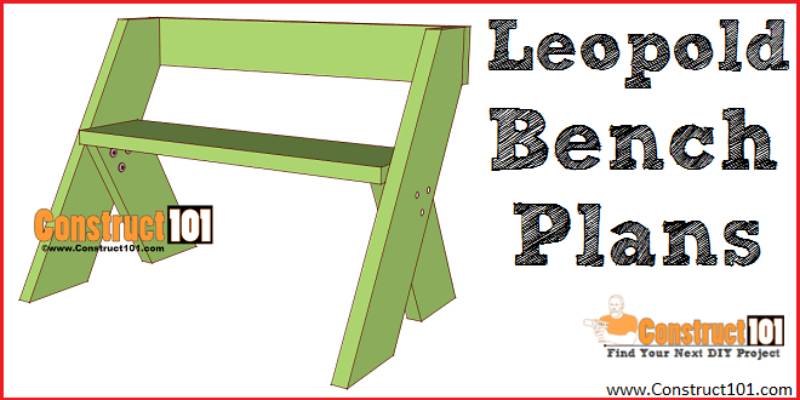 DIY leopold bench plans