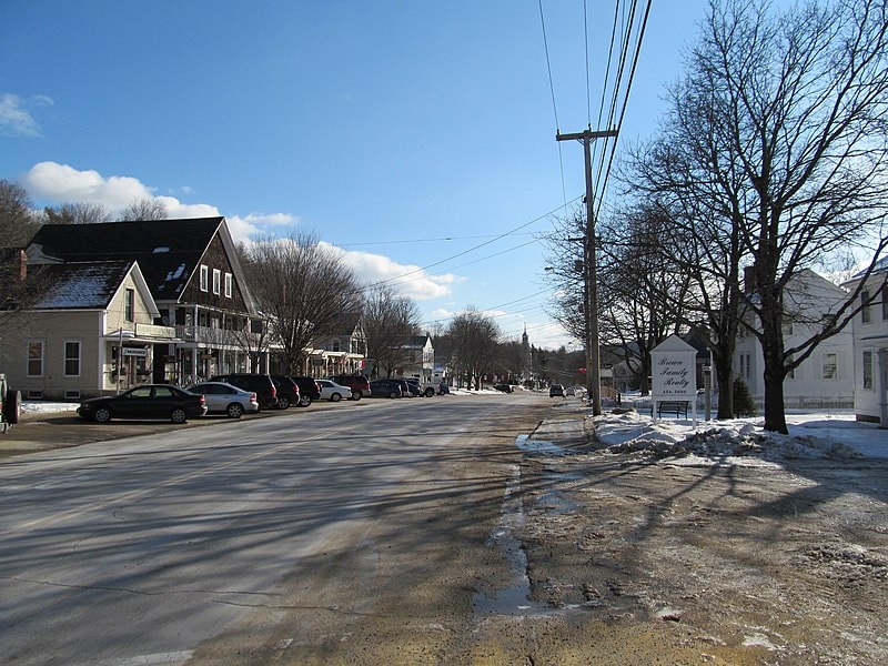 NH Route 103 eastbound, Warner NH