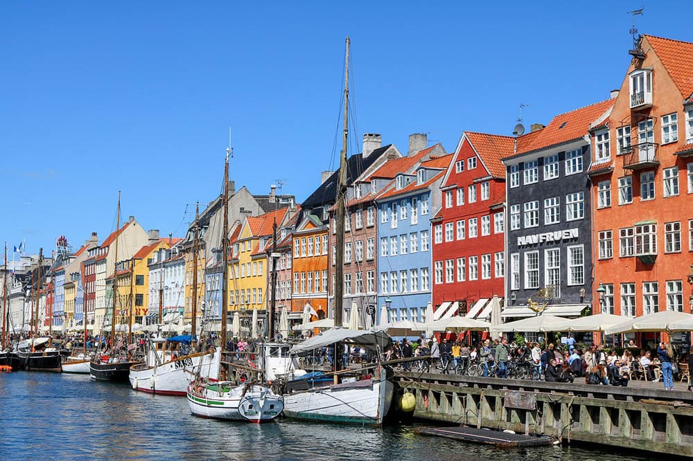boats in Copenhagen Denmark