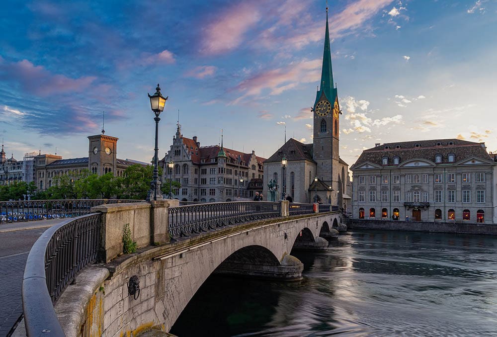 bridge in Zurich Switzerland