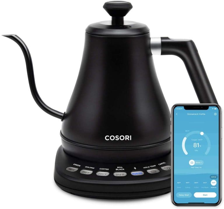 COSORI Electric Gooseneck Kettle Smart Bluetooth 768x717 