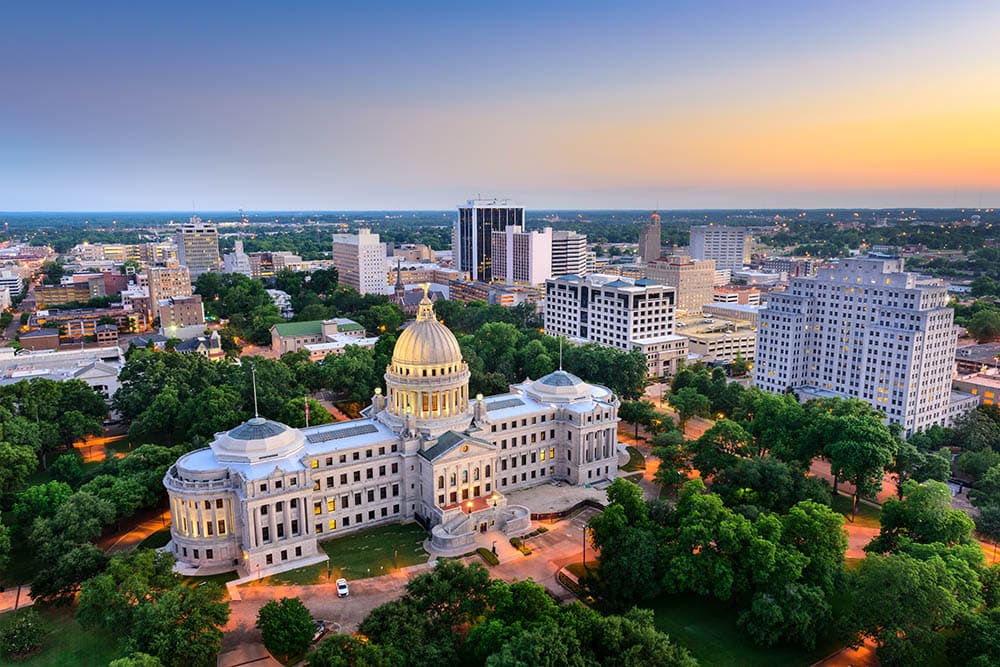Jackson, Mississippi cityscape