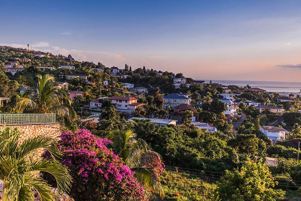 Kingston Jamaica skyline