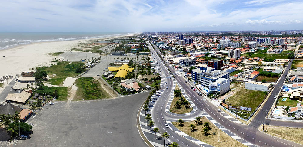 Aerial view of Aracaju, Brazil
