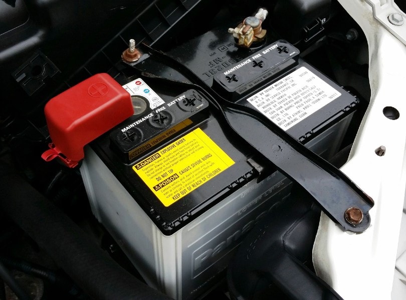 battery of a new car