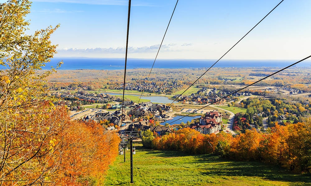 Blue Mountain village in Collingwood Ontario