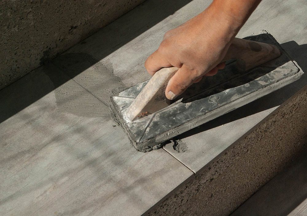 installing concrete tile
