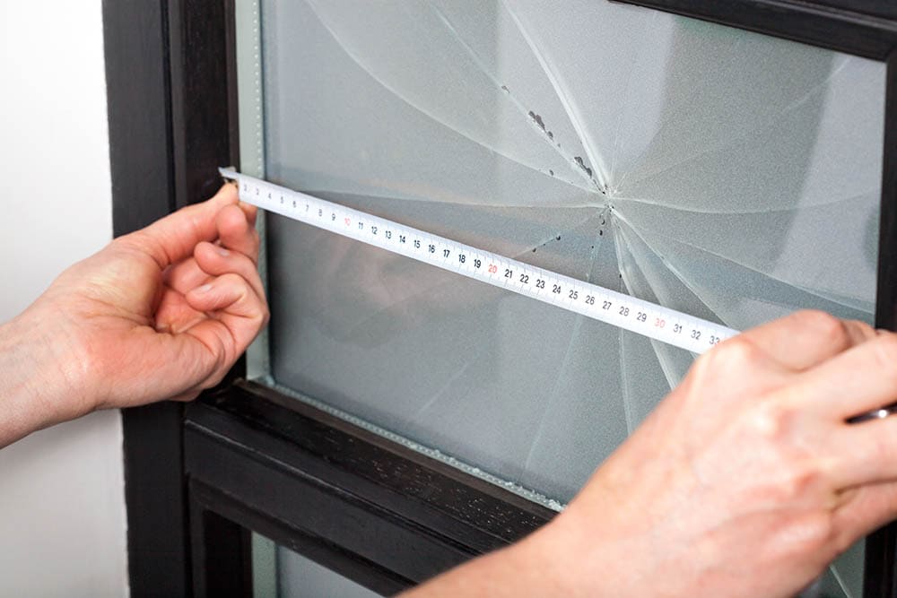 measuring broken window