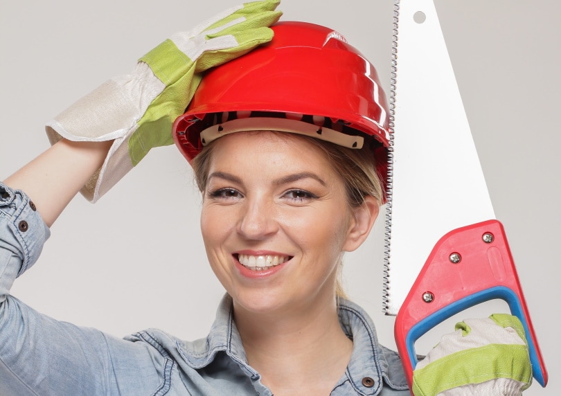 woman costruction worker
