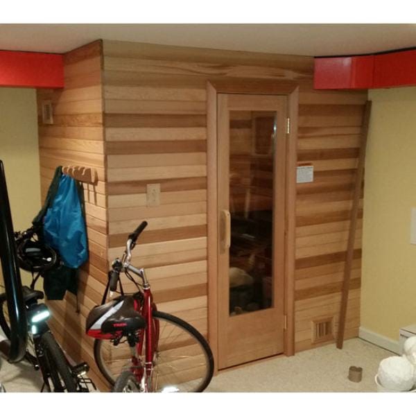 4'x6' Home Sauna Kit _ DIY Pre-Cut + Heater Package