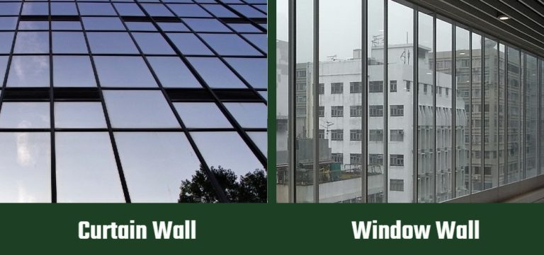 Curtain Wall Vs Window Wall What Are The Differences House Grail   Curtain Wall Vs. Window Wall Ft Img 768x361 