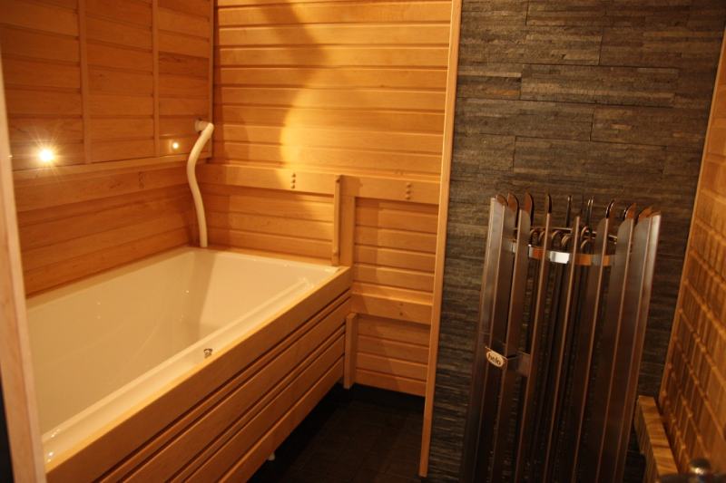 DIY Sauna with hidden SPA _ Bathtub