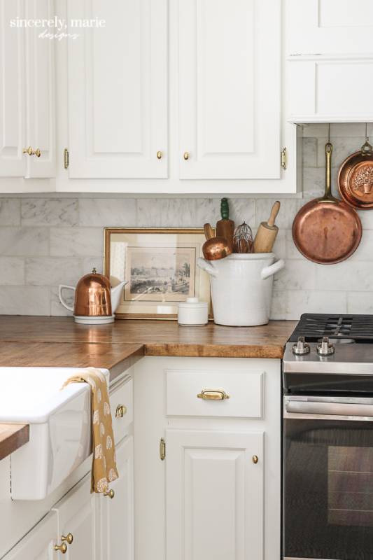 DIY butcher block countertop