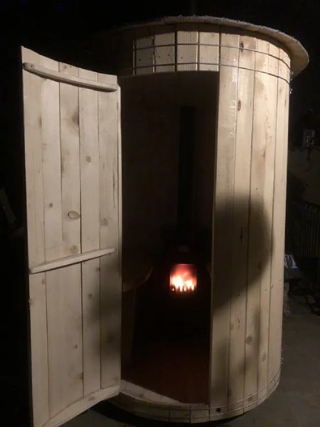 Finnish Sauna Cheap Very Small Easy to Build Mobile