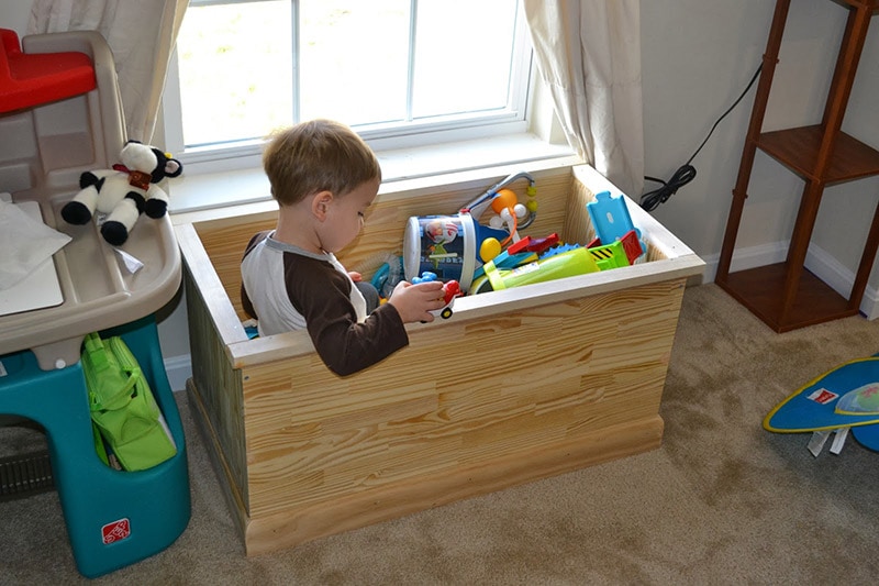 diy wooden toy chest