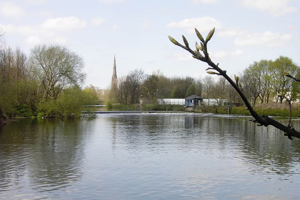 river in Warrington, England
