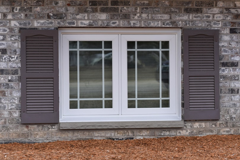 white vinyl window