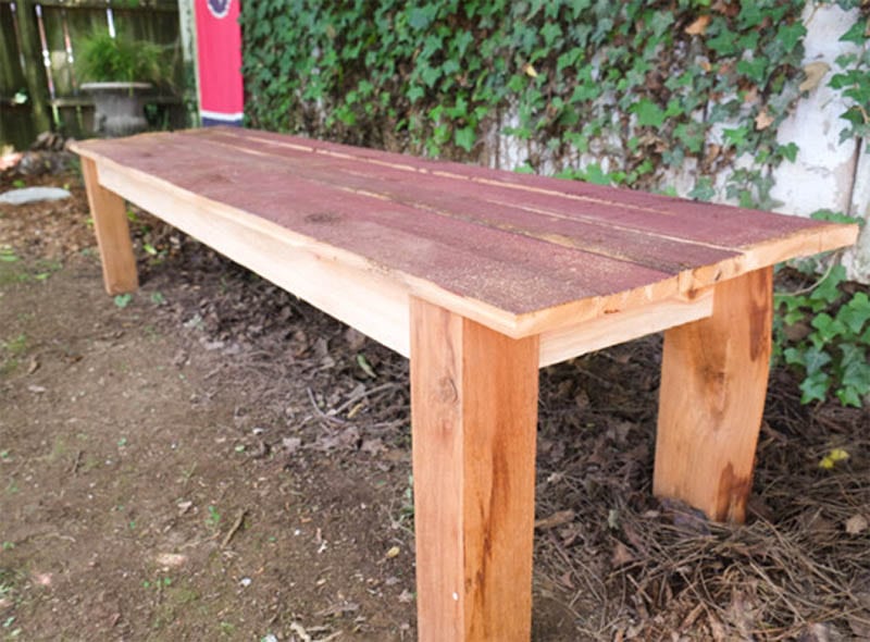 2-Hour Cedar Bench