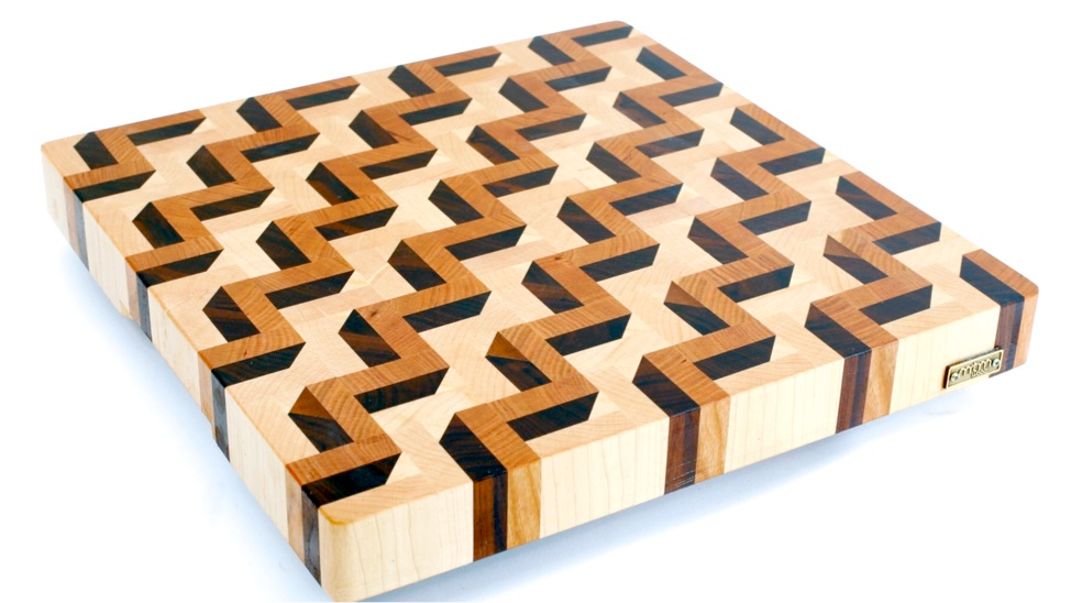 3D Zig Zag Cutting Board Design- instructables