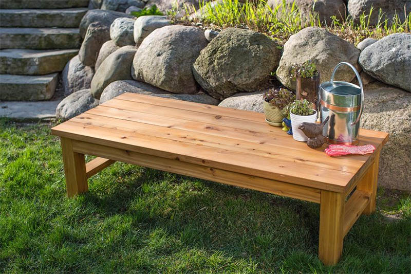 Backyard Backless Bench