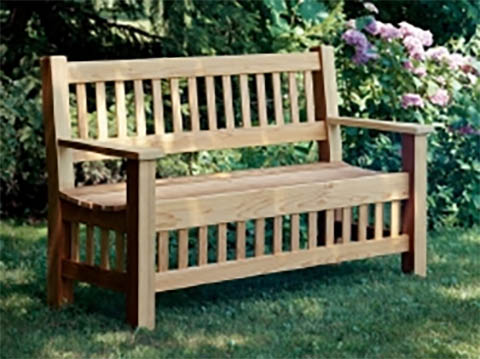 Cedar Garden Bench
