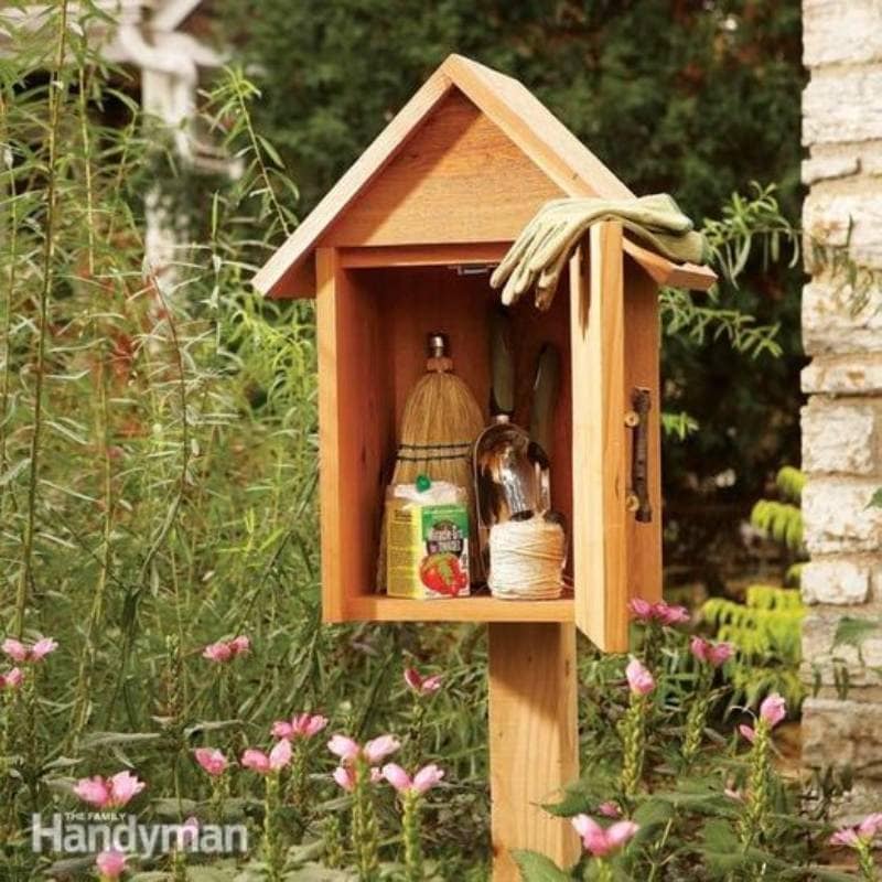 DIY garden storage box