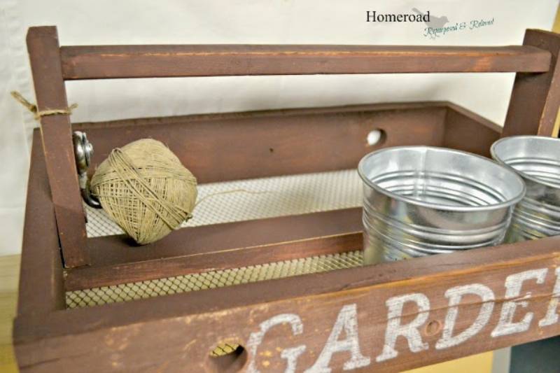 DIY garden tote