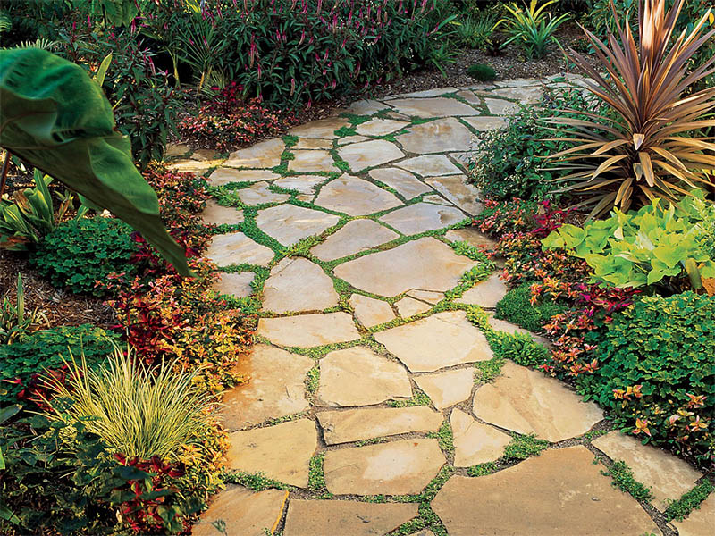 Flagstone Pathway Plan