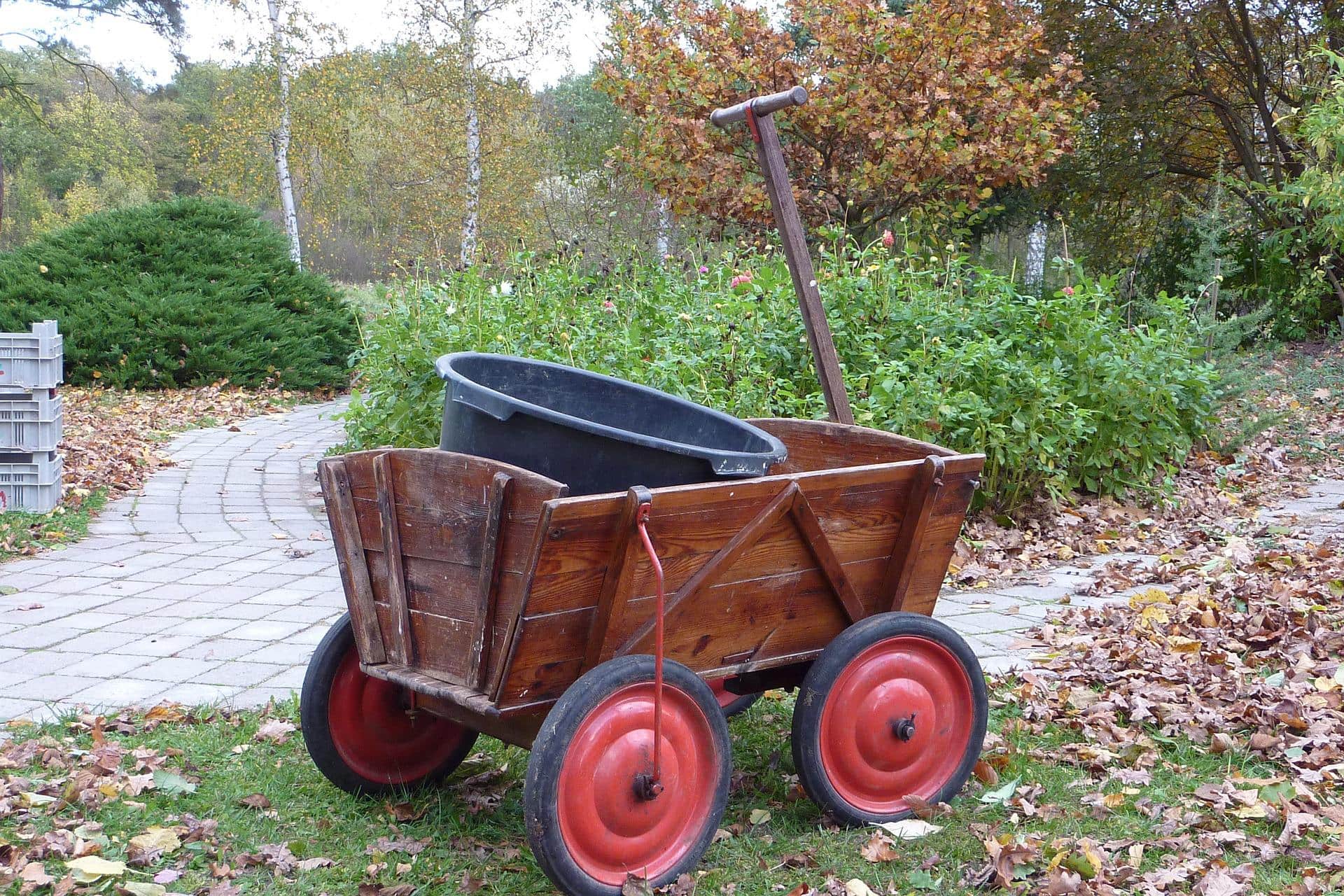 Wooden Garden Cart
