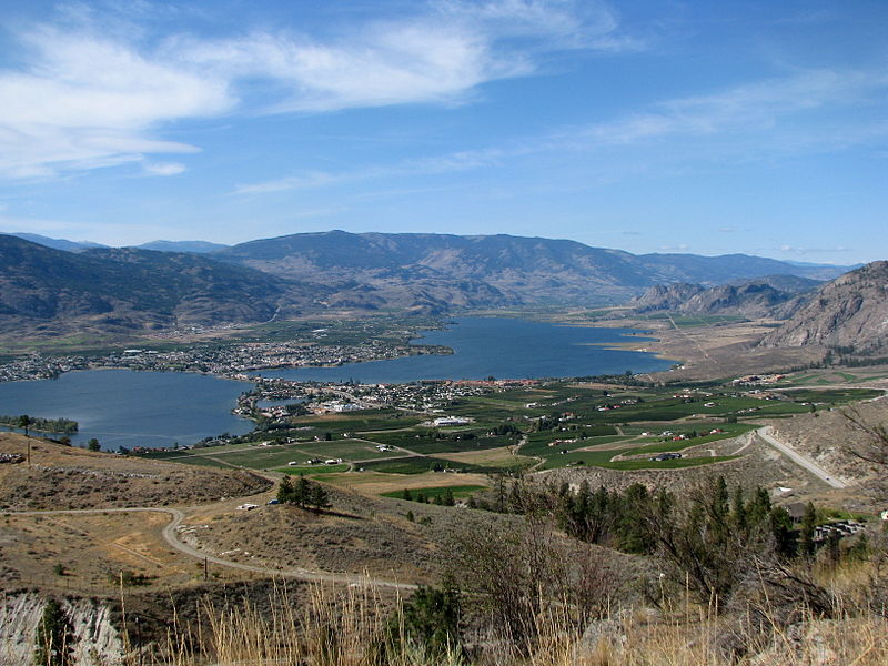 Lake in Osoyoos British Columbia