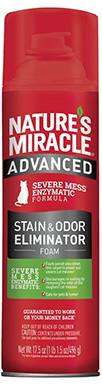 Nature’s Miracle Pet Stain and Odor Remover Foam Aerosol Spray