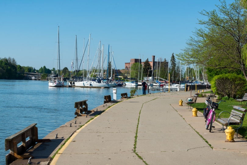 Port Dalhousie harbor in St. Catharines, Ontario
