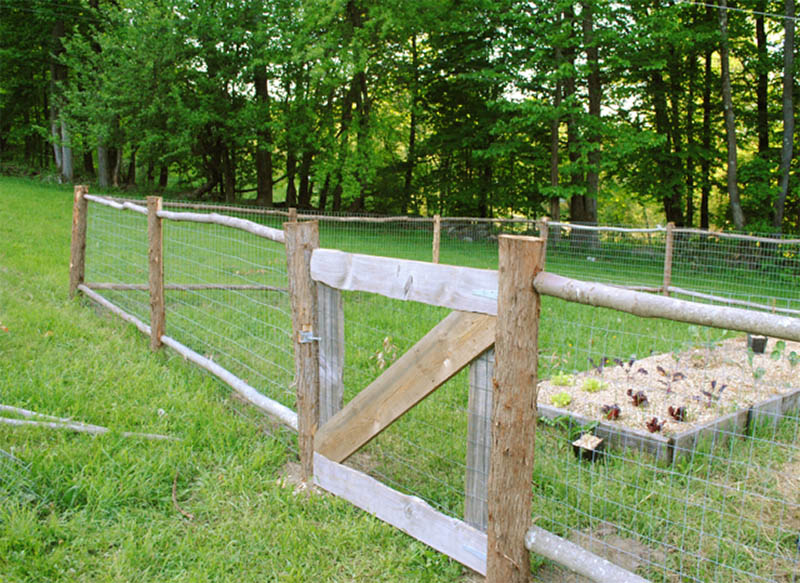 Rustic Garden Fence