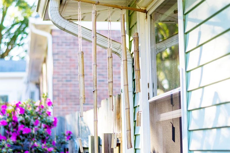 Split Bamboo Wind Chimes