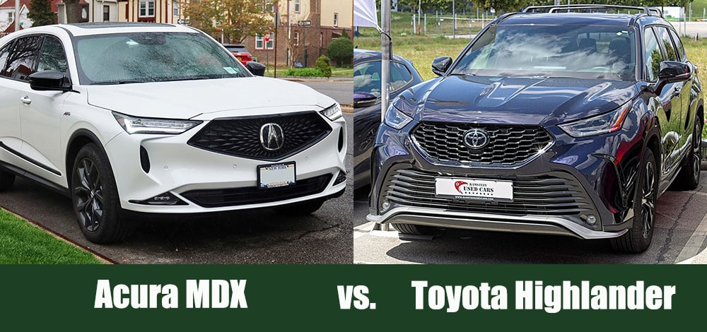 Acura MDX vs Toyota Highlander