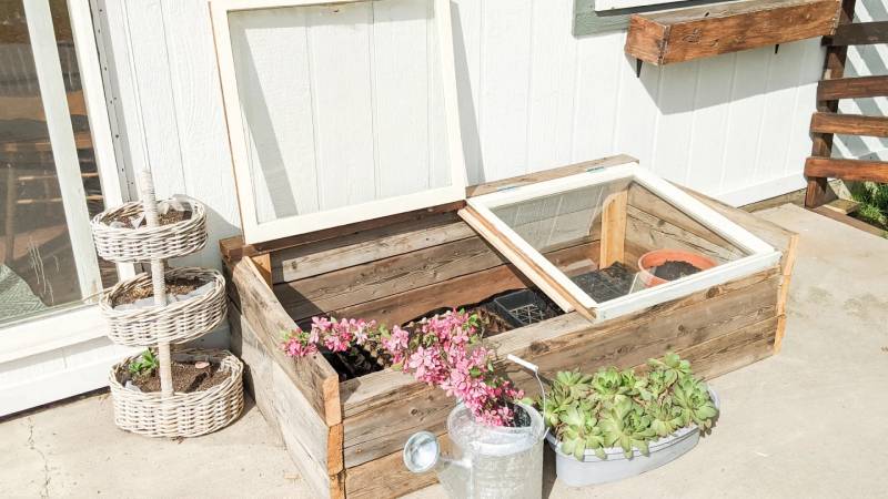 DIY small greenhouse