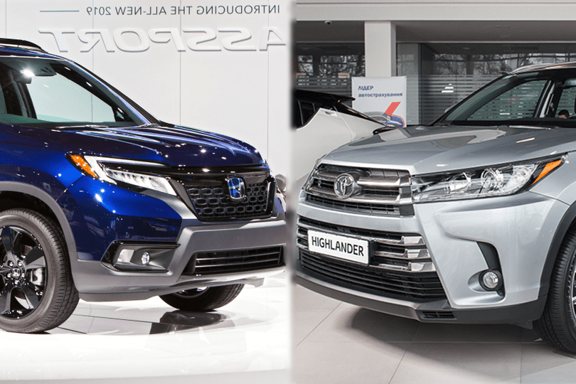 Honda Passport vs Toyota Highlander Comparing Quality, Style & Sales