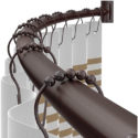 PrettyHome Adjustable Curved Shower Curtain Rod