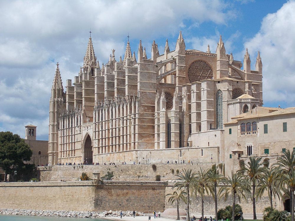 cathedral of saint mary in palma, spain