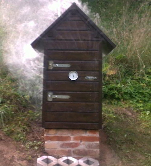 diy backyard smokehouse
