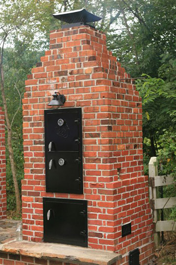 diy brick smoker