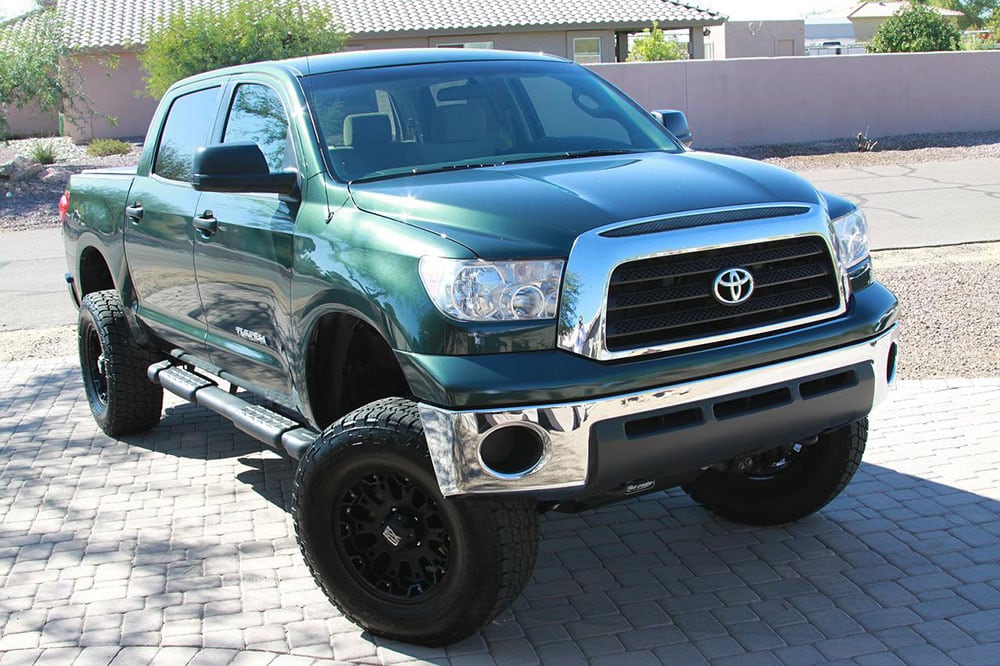 green toyota tundra