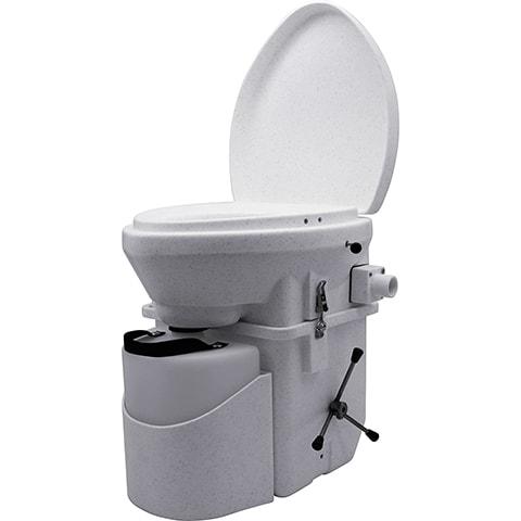 Nature's Head Self Contained Composting Toilet with Close Quarters Spider Handle Design
