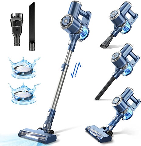 PRETTYCARE Cordless Vacuum Cleaner with LED Display