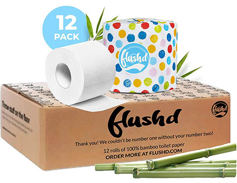 Flushd Premium Bamboo Toilet Paper