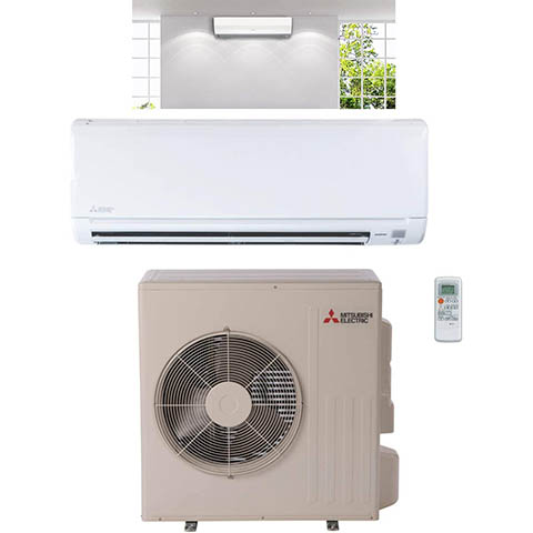 Mitsubishi Heat Pump Ductless Mini Split System