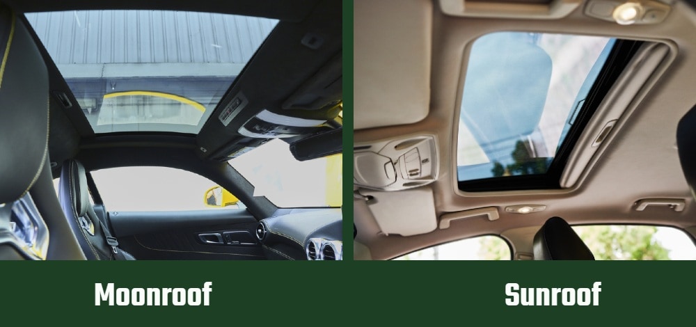 Sunroof Moonroof Difference