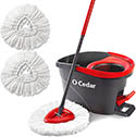 O-Cedar EasyWring Microfiber Spin Mop & Bucket